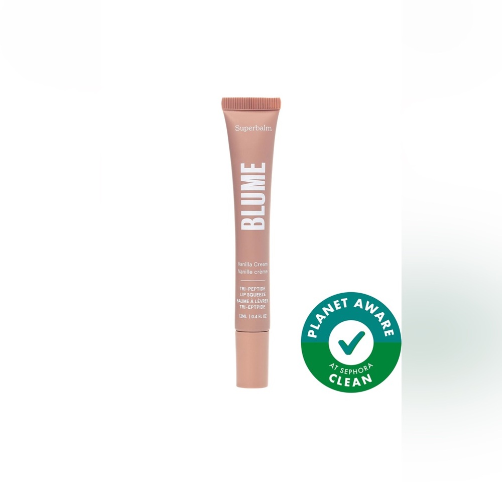 🌸BLUME Superbalm Tripeptide-1 Lip Balm in Vanille Cream Full Size 12 mL